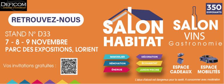 Retrouvez l'équipe d'Elypsio au Salon de l'Habitat et du Vin & Gastronomie à Lorient !